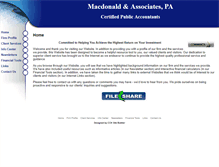 Tablet Screenshot of nmacdonaldassociates.com